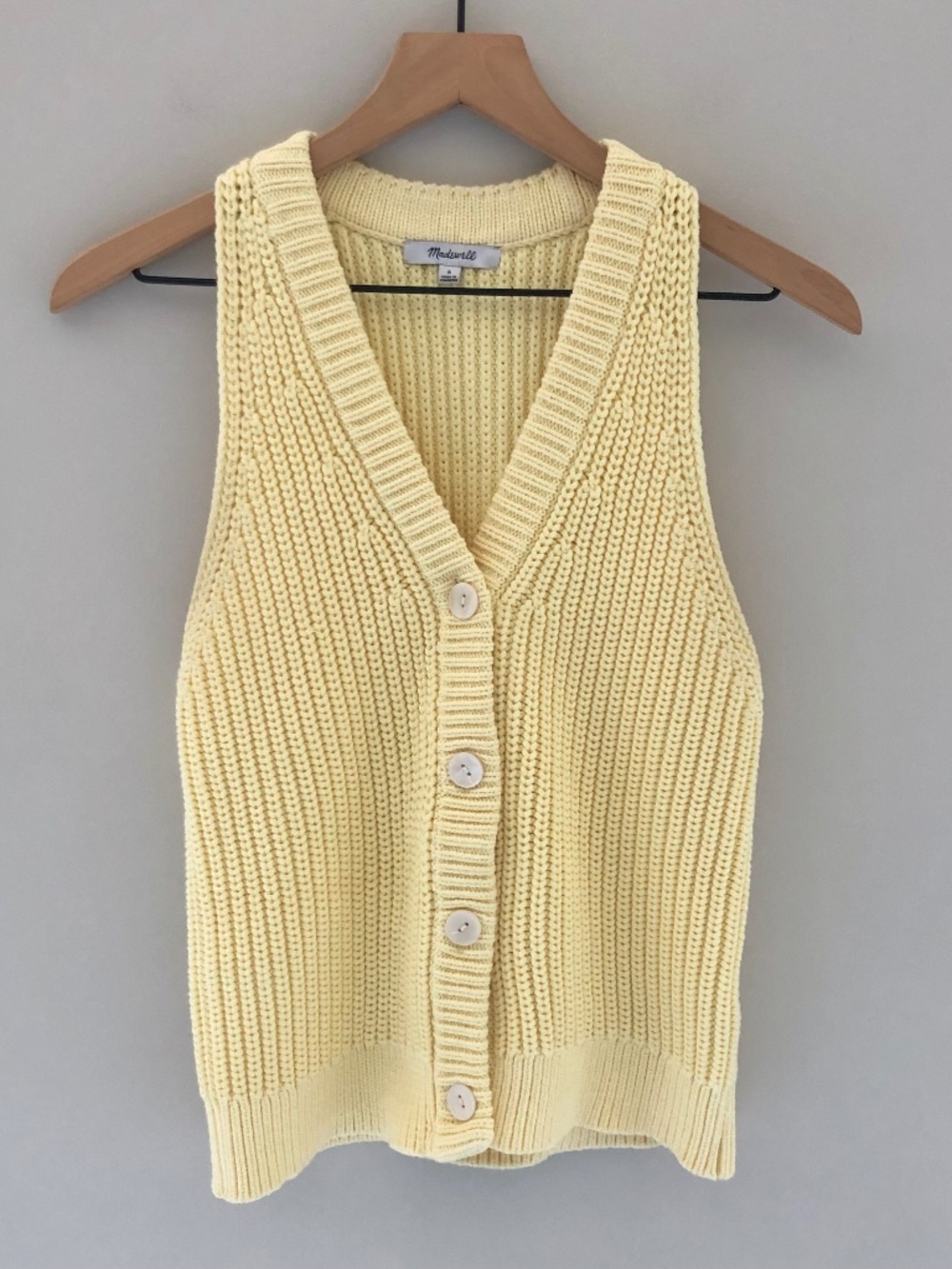 Madewell Cutaway Sweater Vest